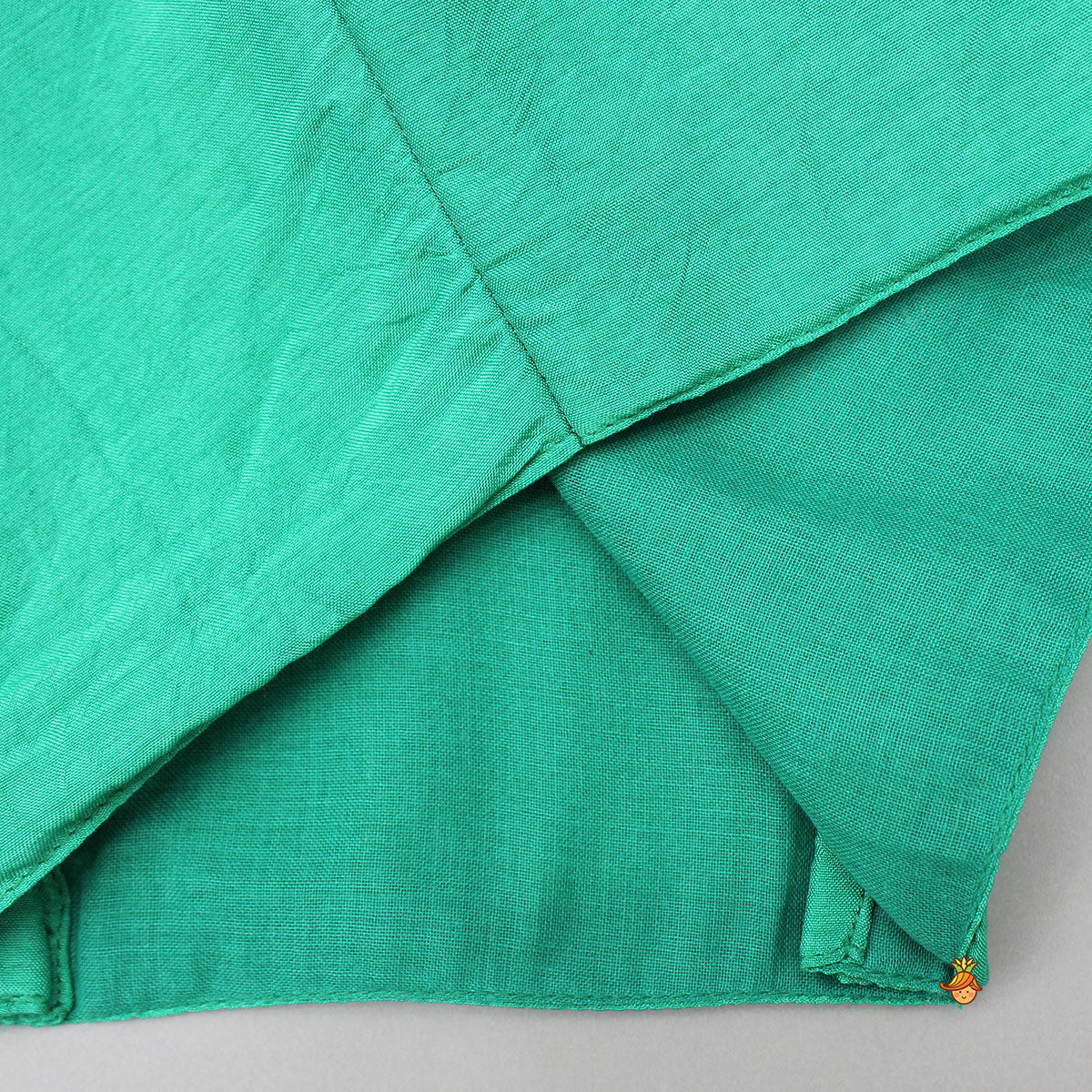 Green Dori Embroidered Strappy Top And Stylish Layered Lehenga