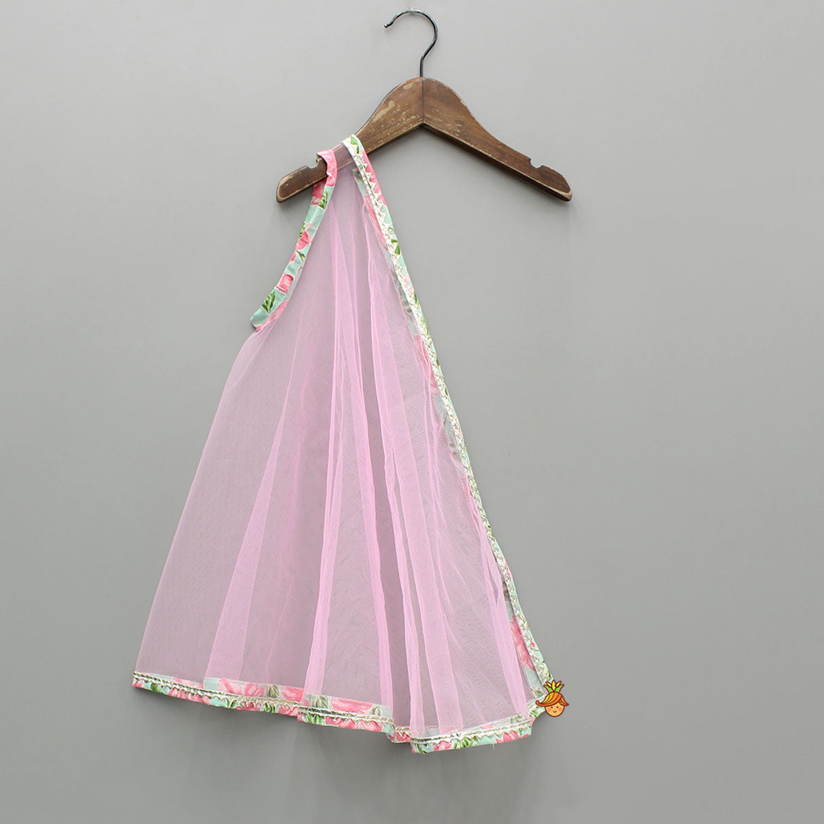 Floral Printed Stylish Backless Kurti With Sharara And Dupatta