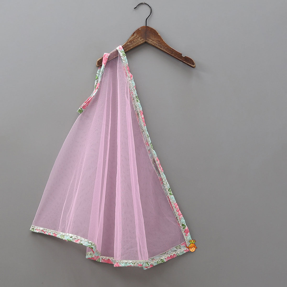 Floral Printed Stylish Backless Kurti With Sharara And Dupatta
