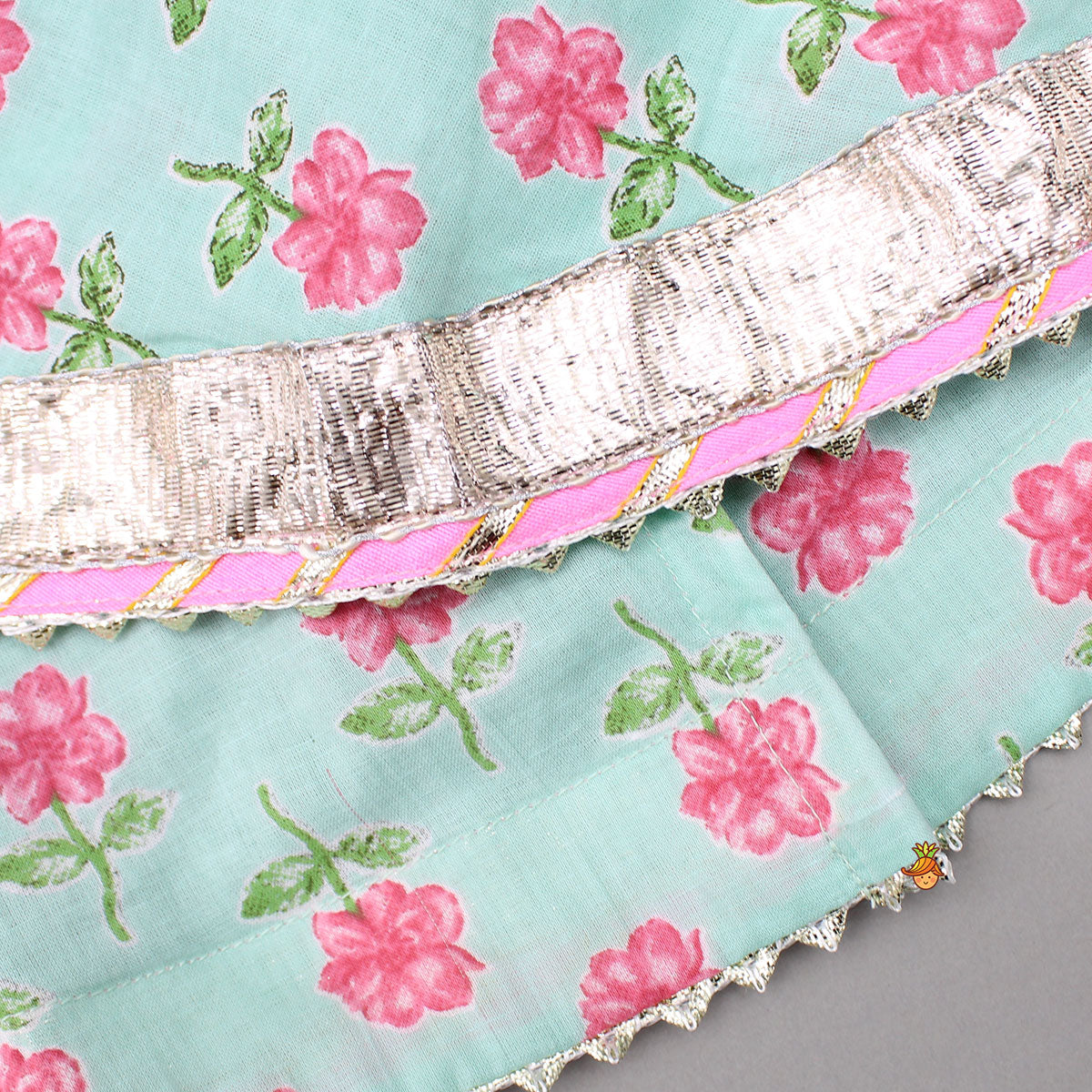 Floral Printed Stylish Backless Kurti With Sharara And Dupatta