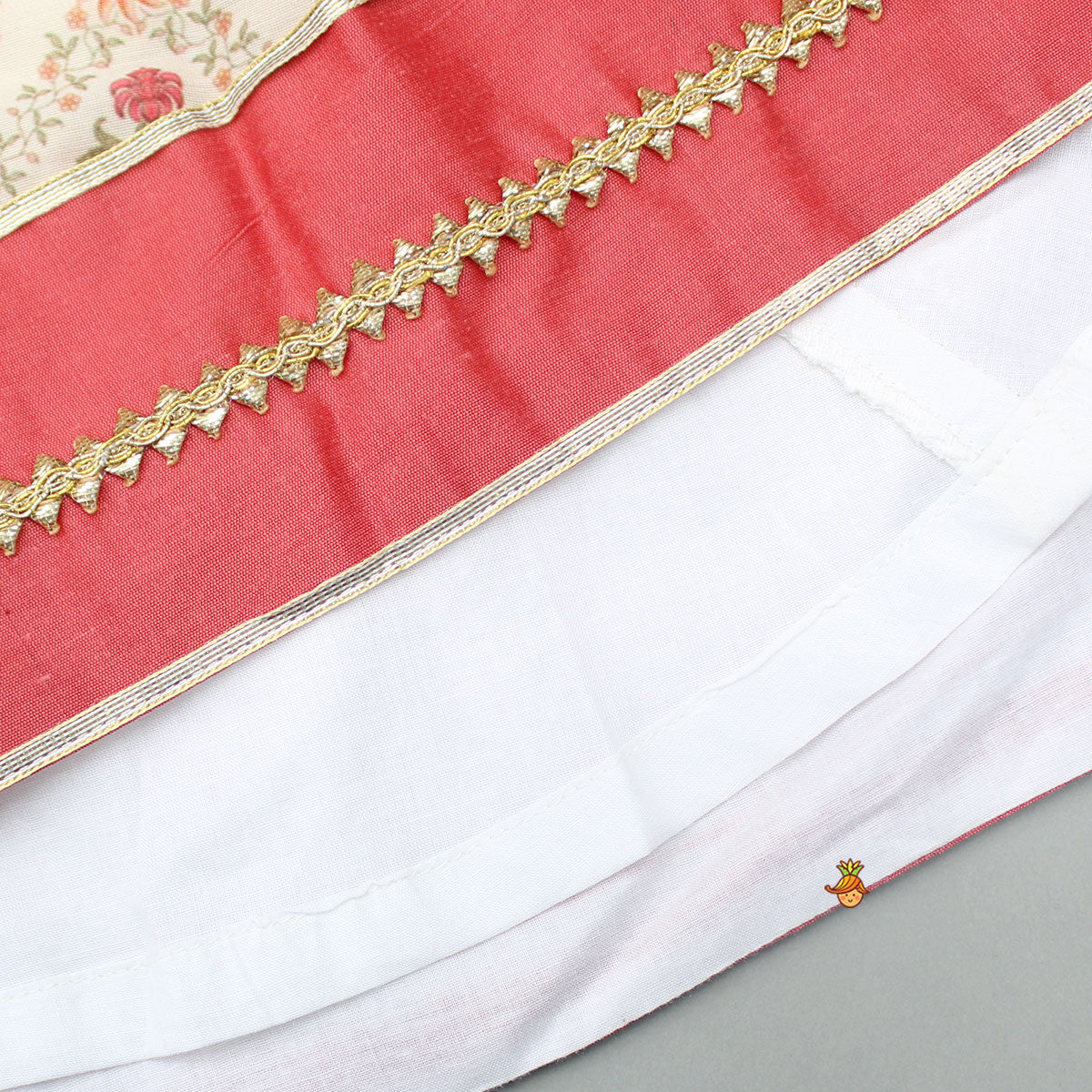 Multicolour Printed Kurti And Pant With Dupatta