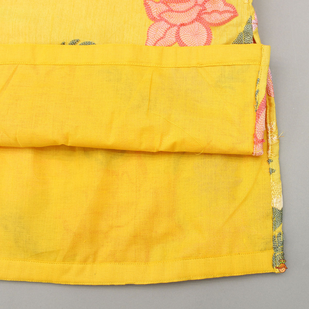 Yellow Embroidered Kurta And Pyjama