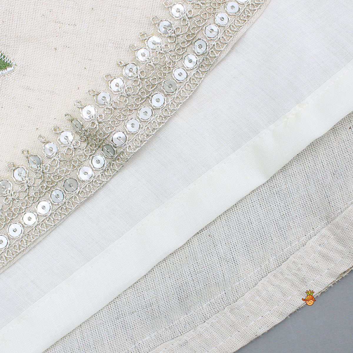 Floral Printed Top And Lehenga With Dupatta