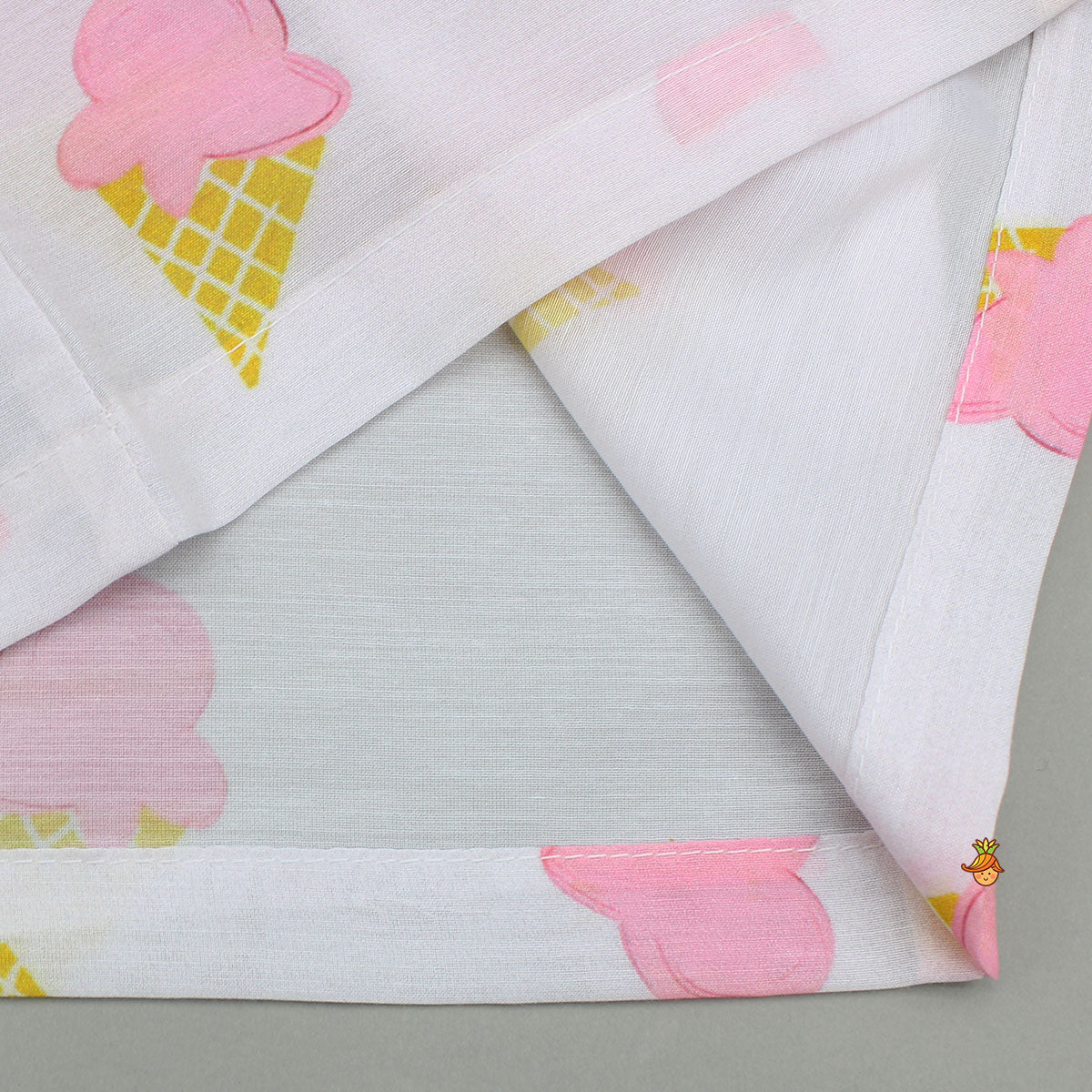 Ice Cream Printed White Shirt