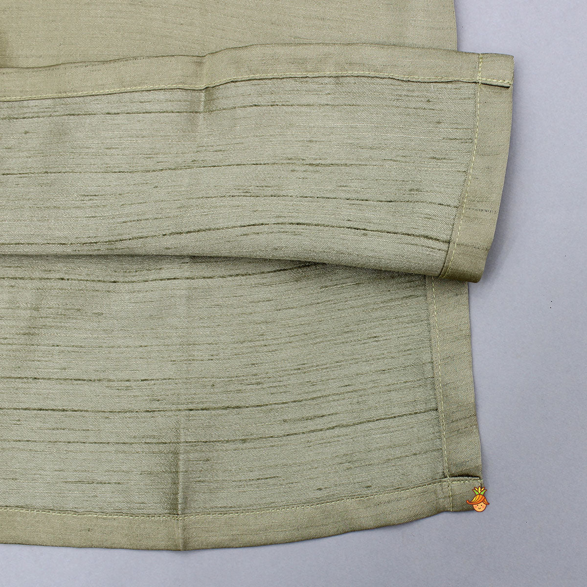 Green Kurta And Embroidered Jacket With Pyjama