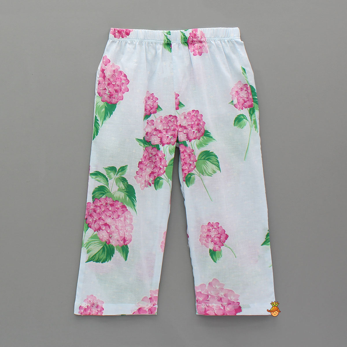 Floral Printed Top And Pyjama