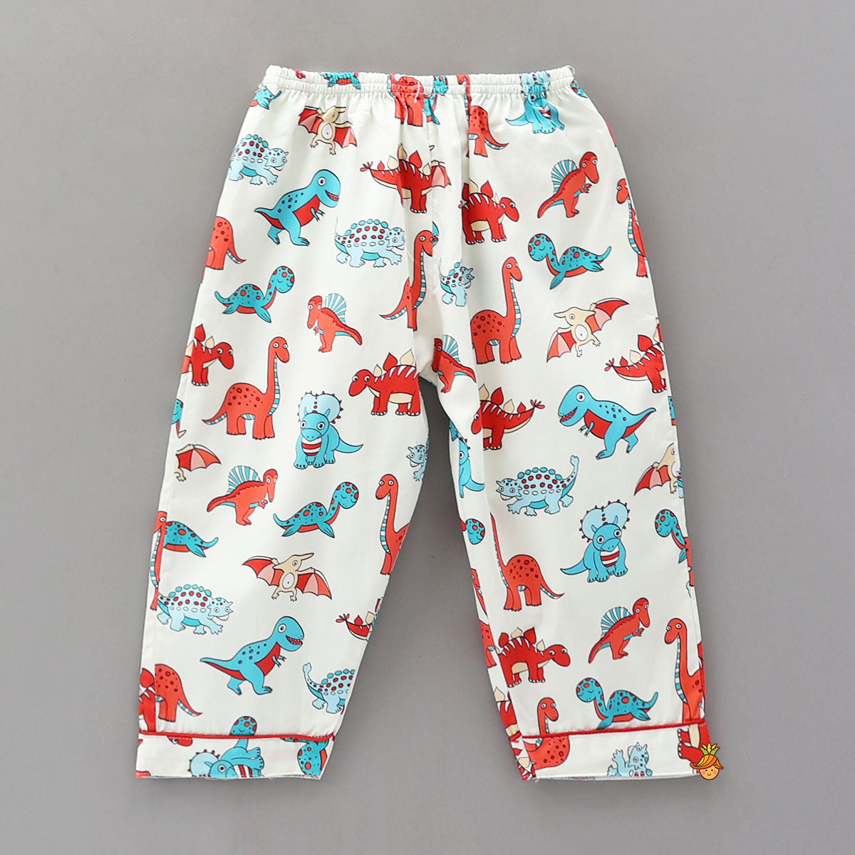 Multicolour Dinosaur Printed Sleepwear