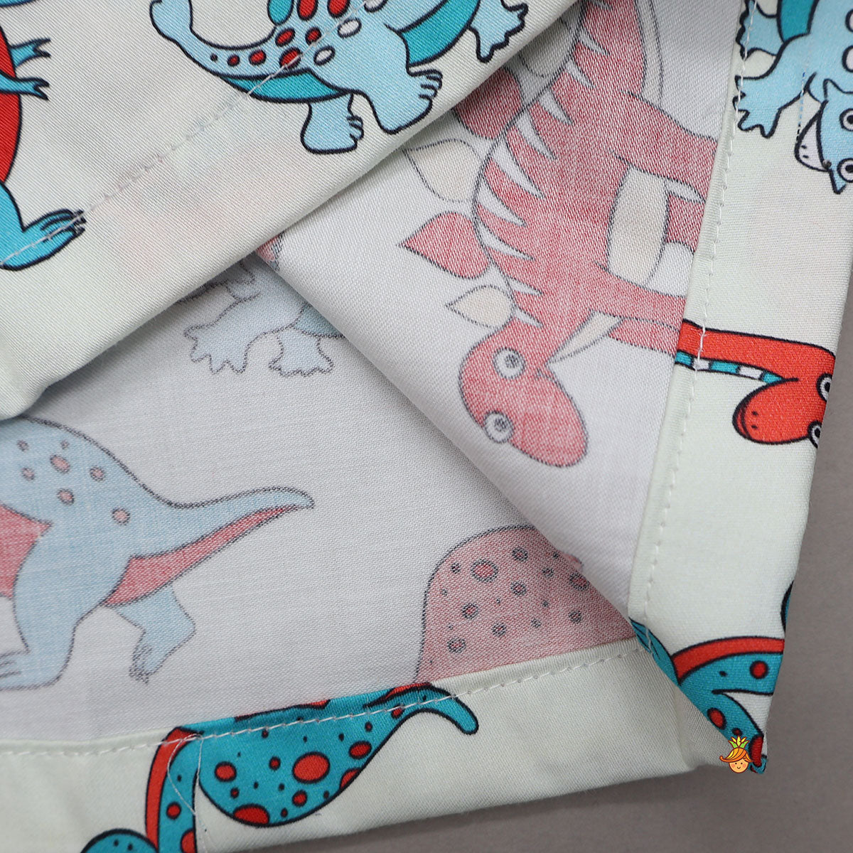 Multicolour Dinosaur Printed Sleepwear