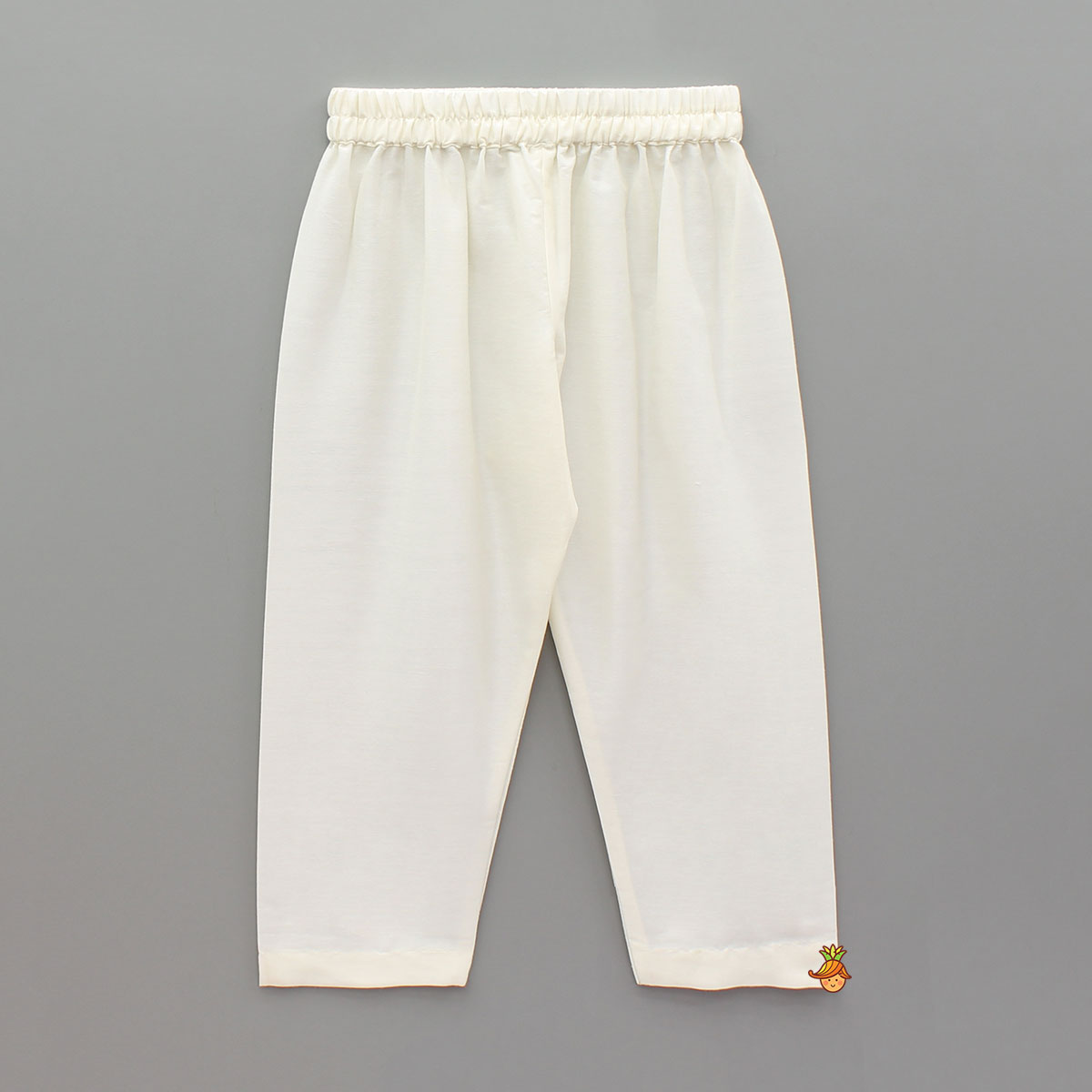 Peach Embroidered Kurta And Pyjama