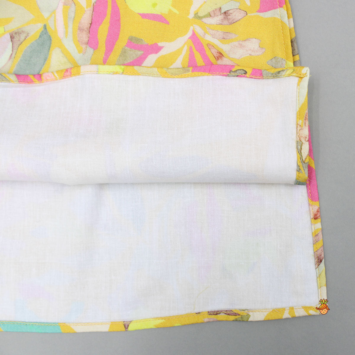 Yellow Multicolour Printed Kurta And Pyjama