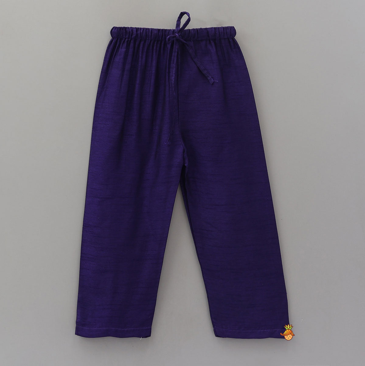 Bandhani Printed Purple Kurta And Pyjama