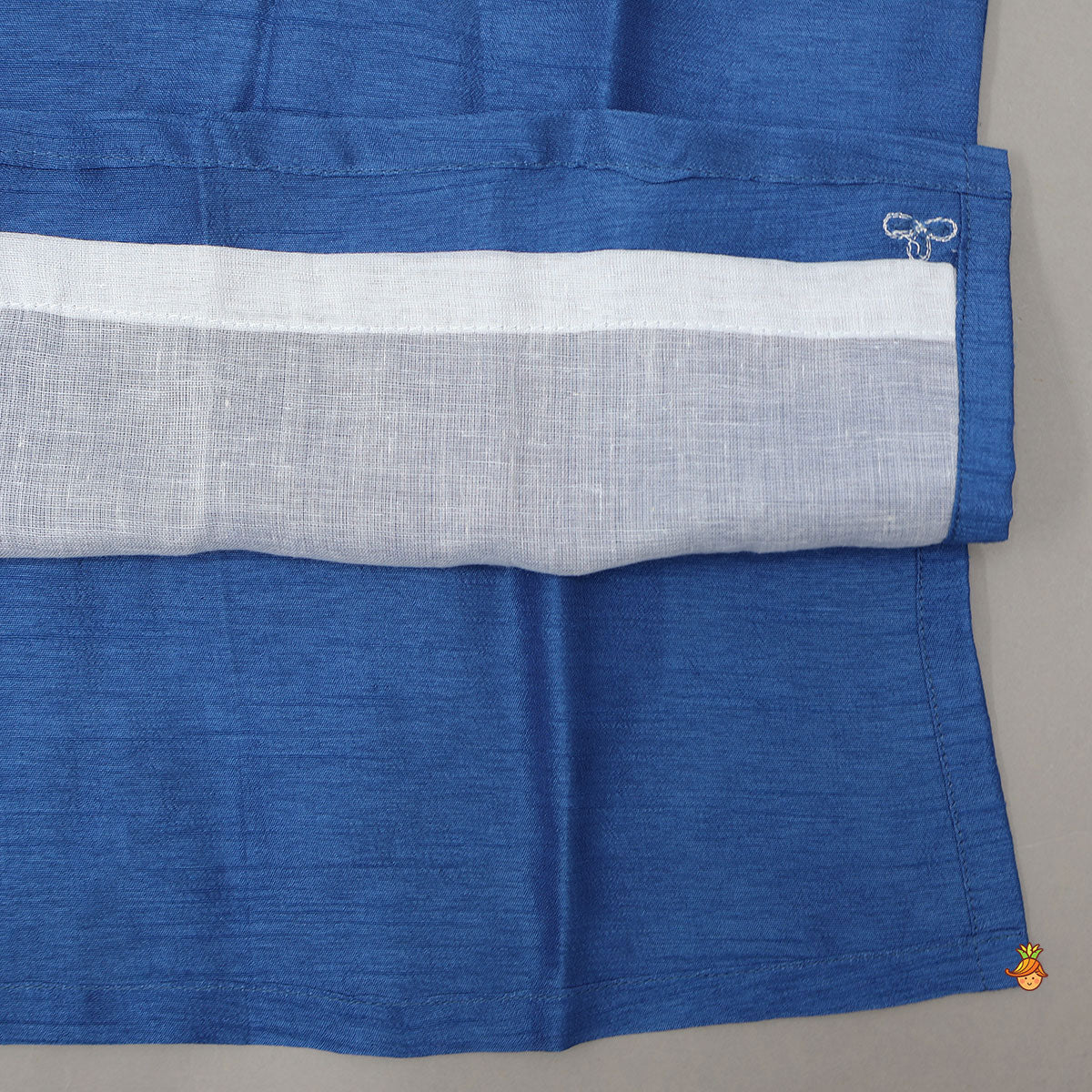 Blue Embroidered Kurta And Pyjama