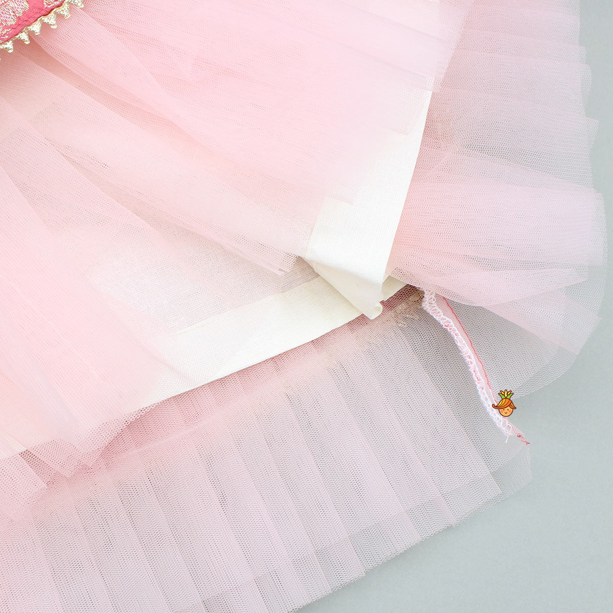 Elegant Banarsi Peach Lehenga