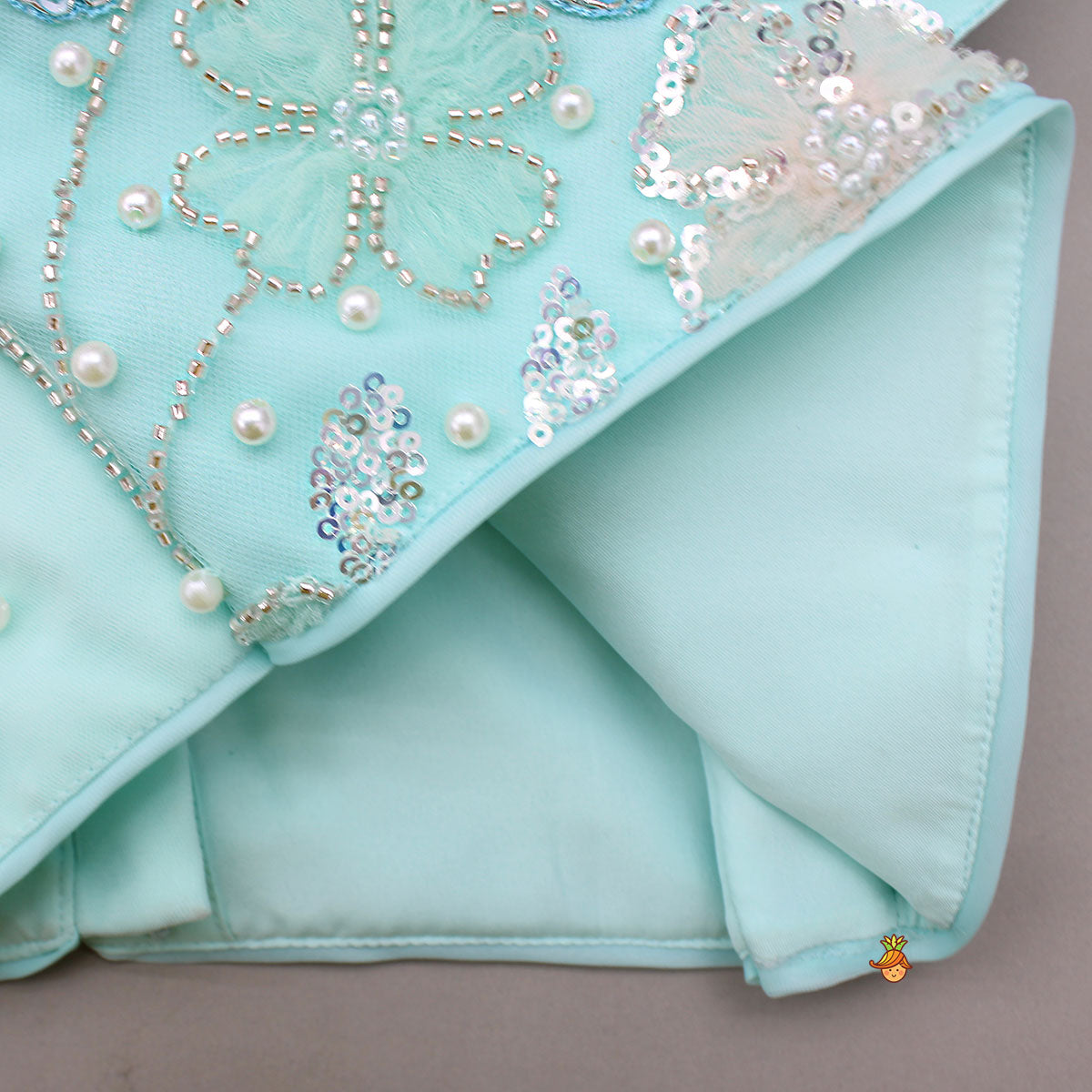 Embroidered And Embellished Top And Lehenga With Dupatta