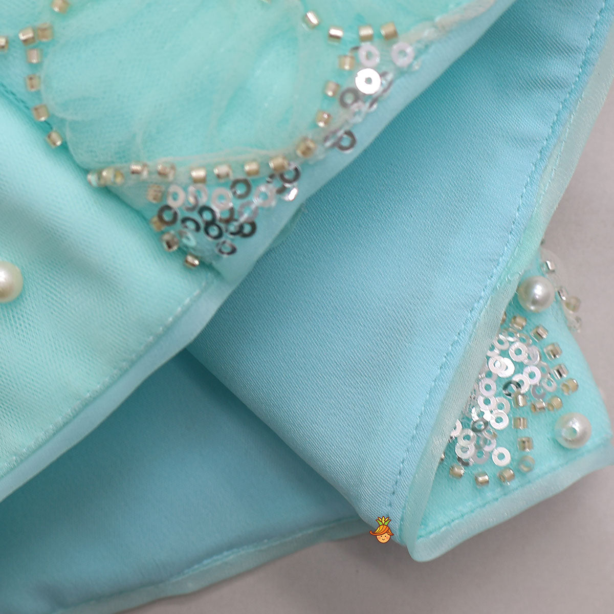Embroidered And Embellished Top And Lehenga With Dupatta