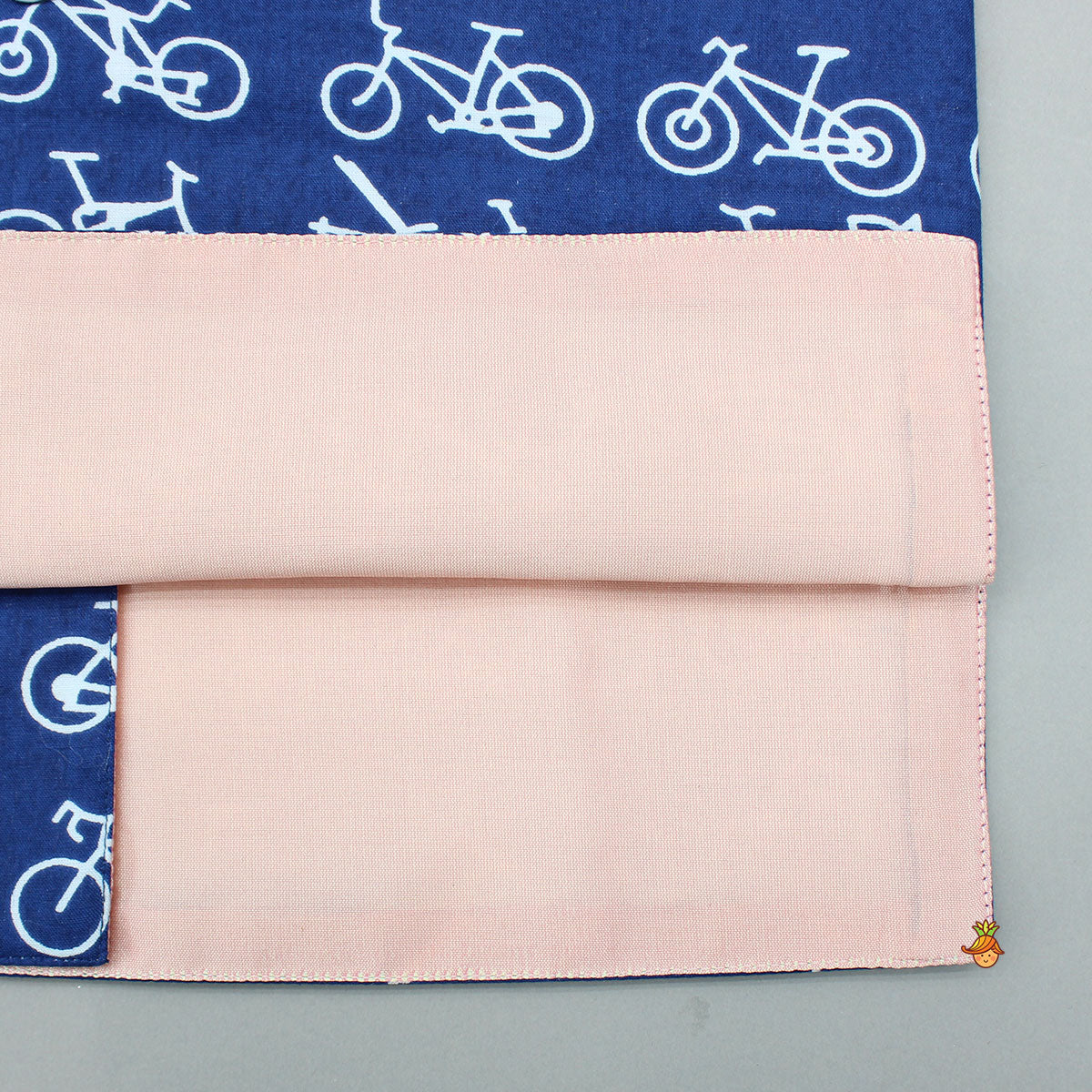 Blue Vehicle Printed Jacket