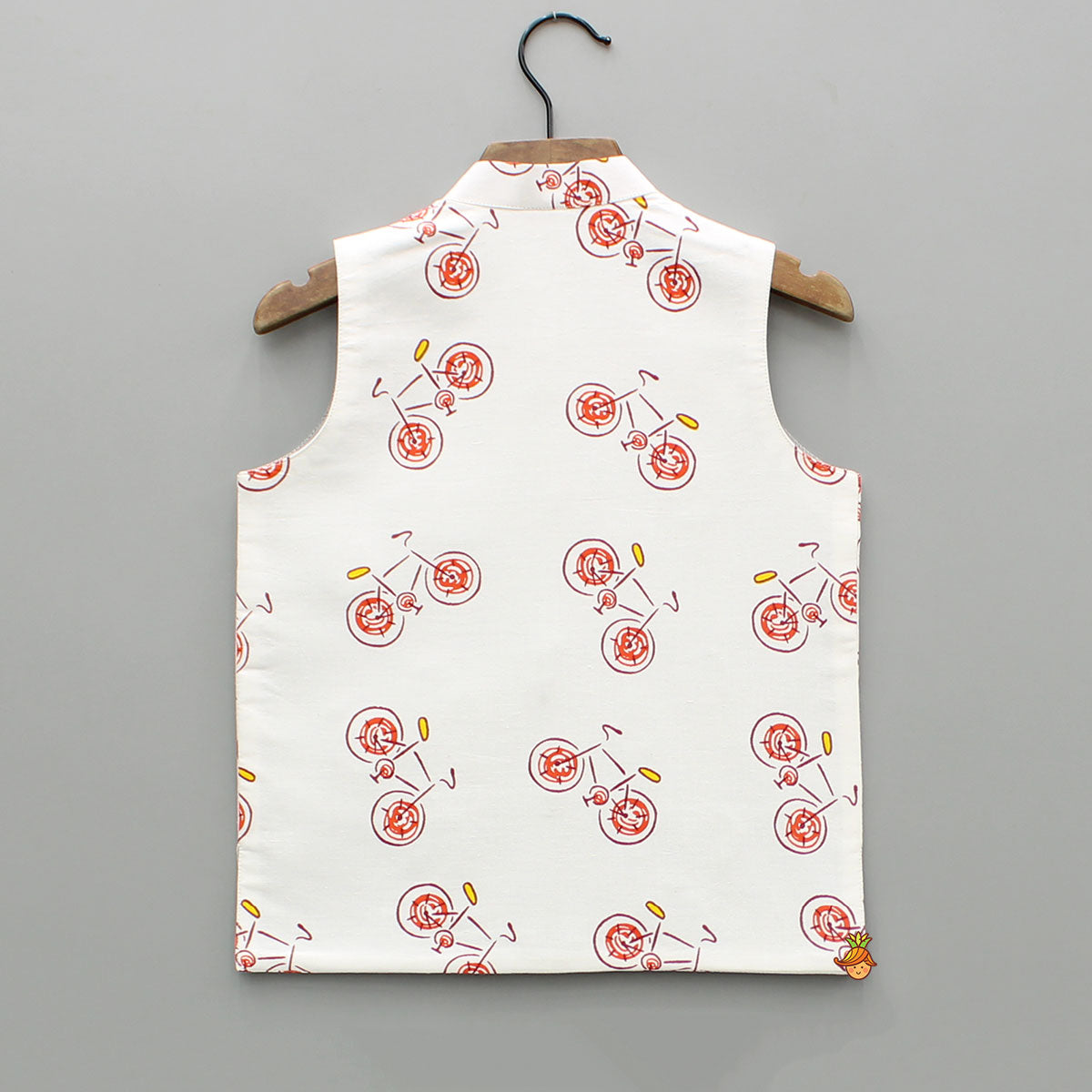 Multicolour Bicycle Printed Jacket