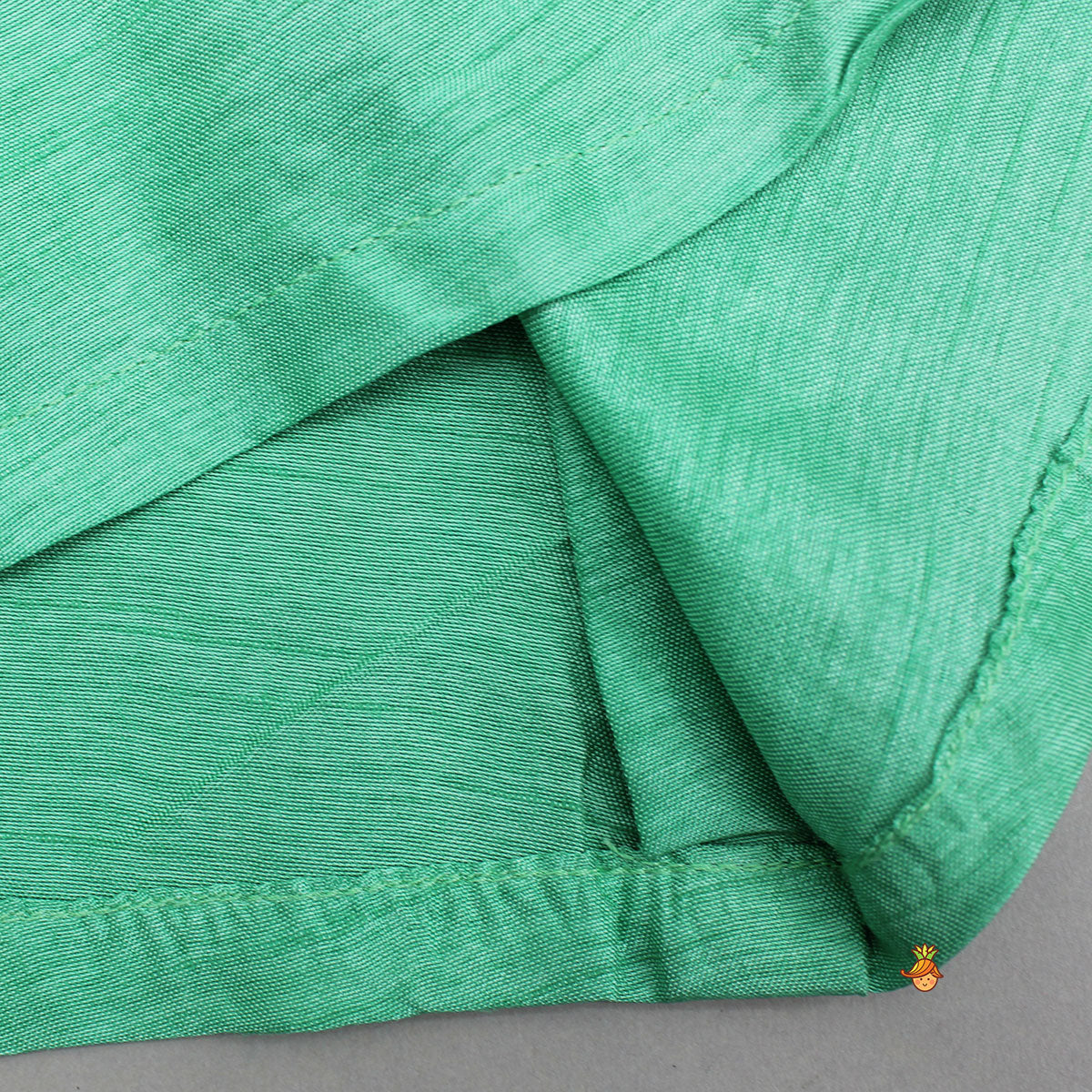 Green Embroidered Kurti And Flared Palazzo
