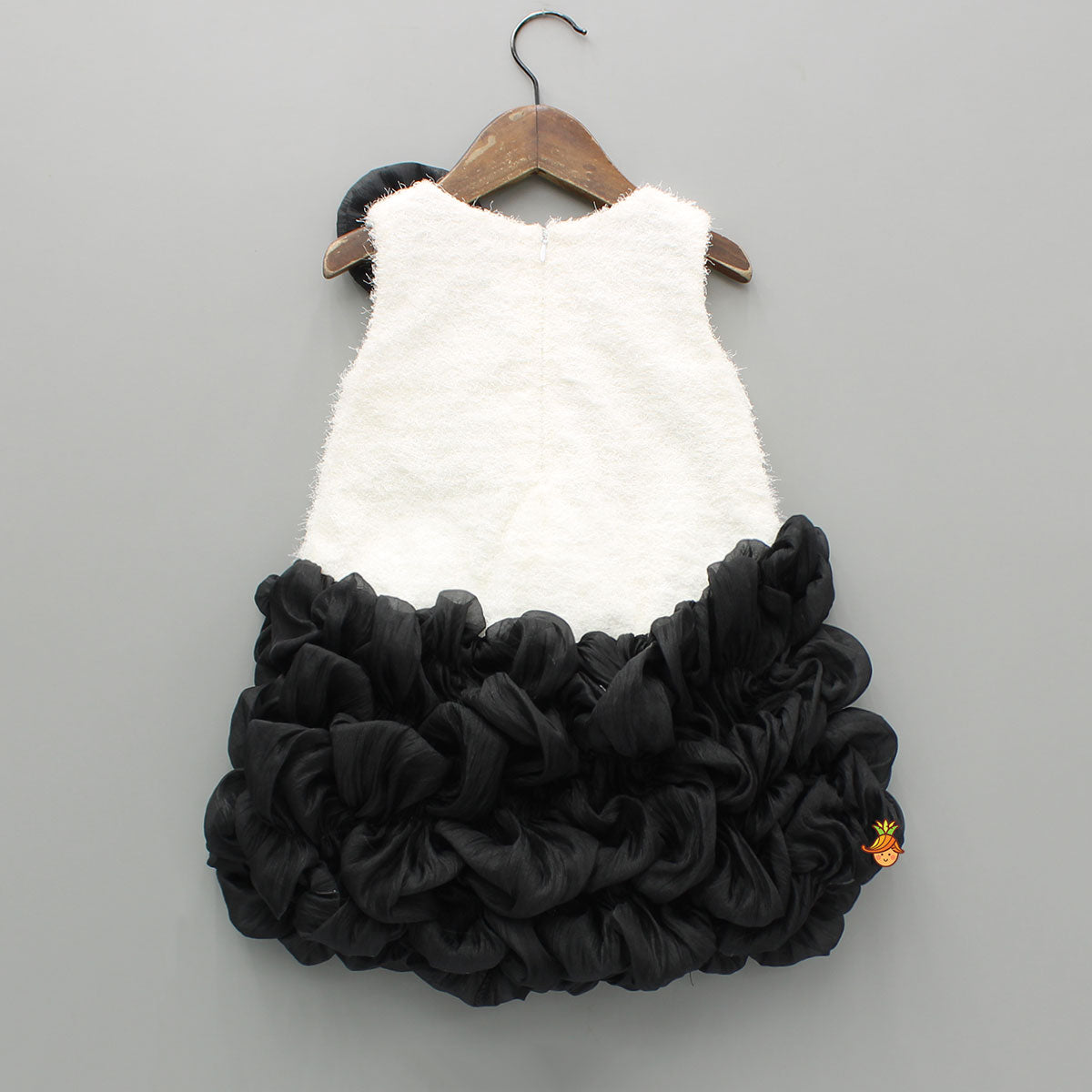 Embellished Dress With Ruffled Detailing