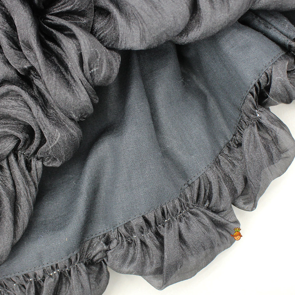 Embellished Dress With Ruffled Detailing