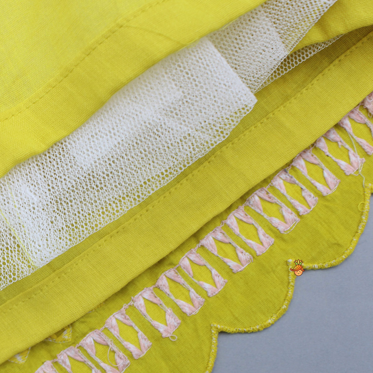Faux Mirror Embroidered Top And Lehenga With Dupatta