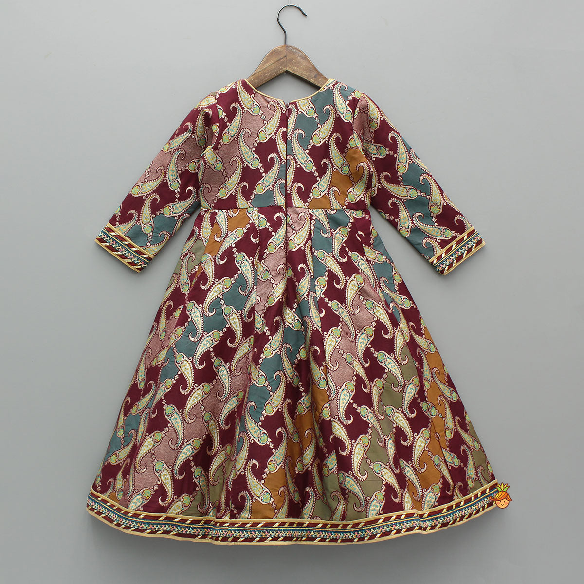 Beautiful Brocade Anarkali With Dupatta