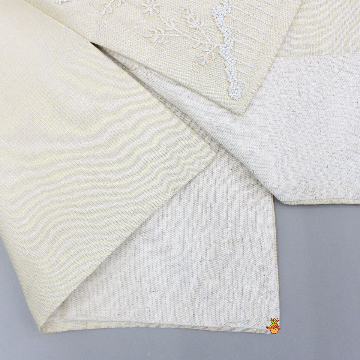 Beige Embroidered Sherwani and Pyjama