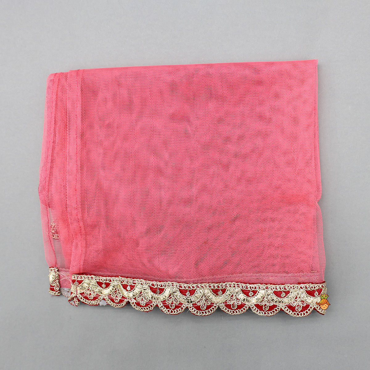 Multicolor Floral Printed Cotton Kurti With Dupatta