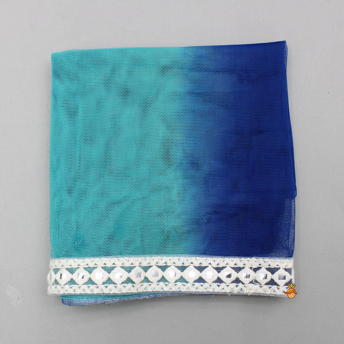 Blue Multicolour Printed Kurti And Sharara With Dupatta
