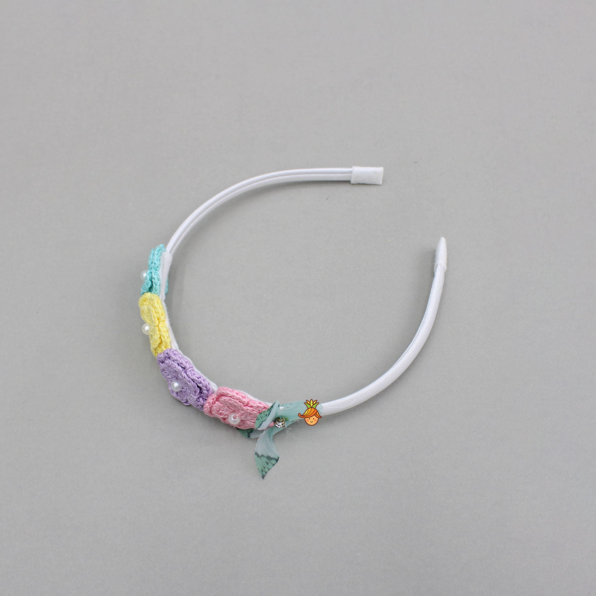 Colourful Artificial Flower And Butterfly Embellished Hairband