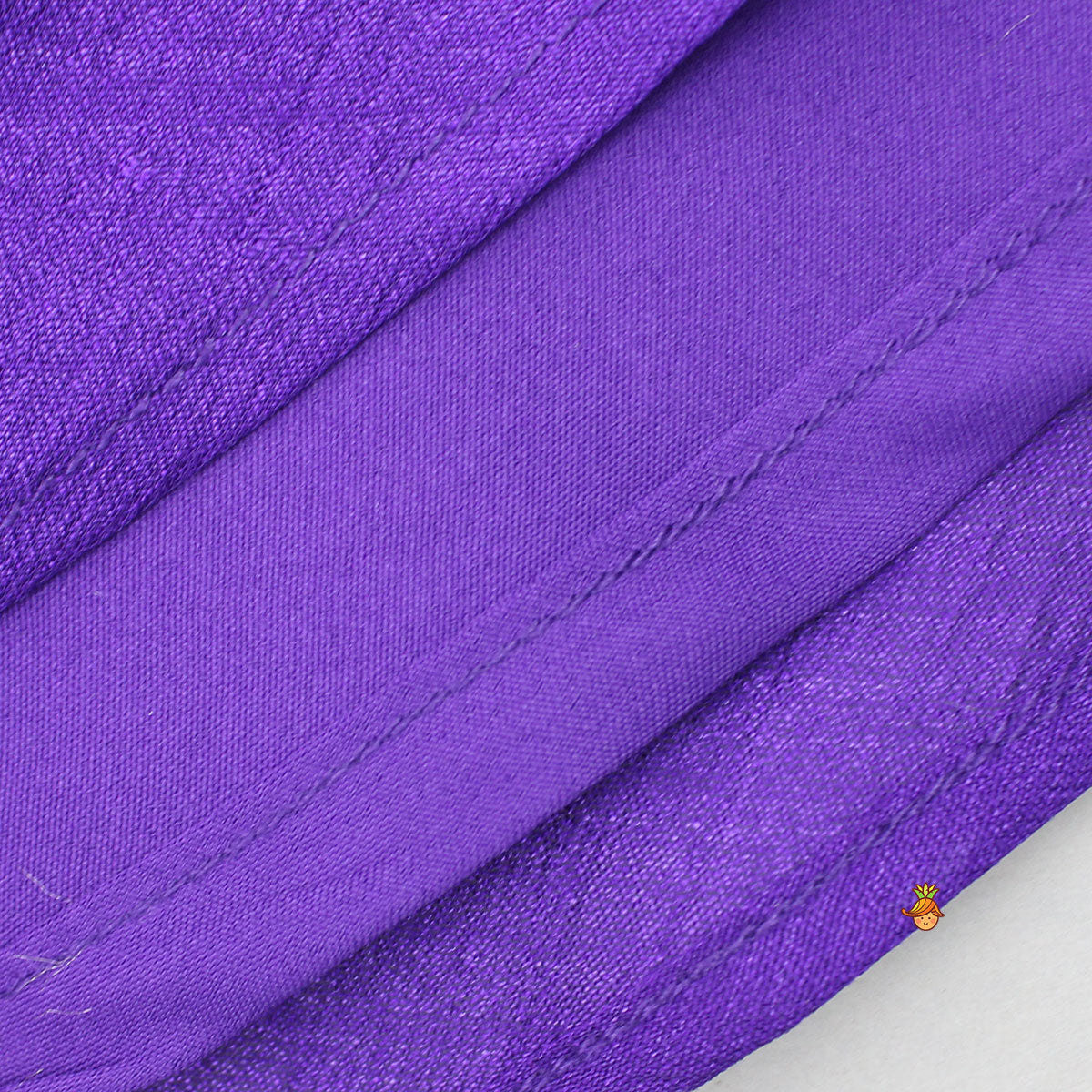 Ethnic Floral Sequins Flowy Violet Jumpsuit