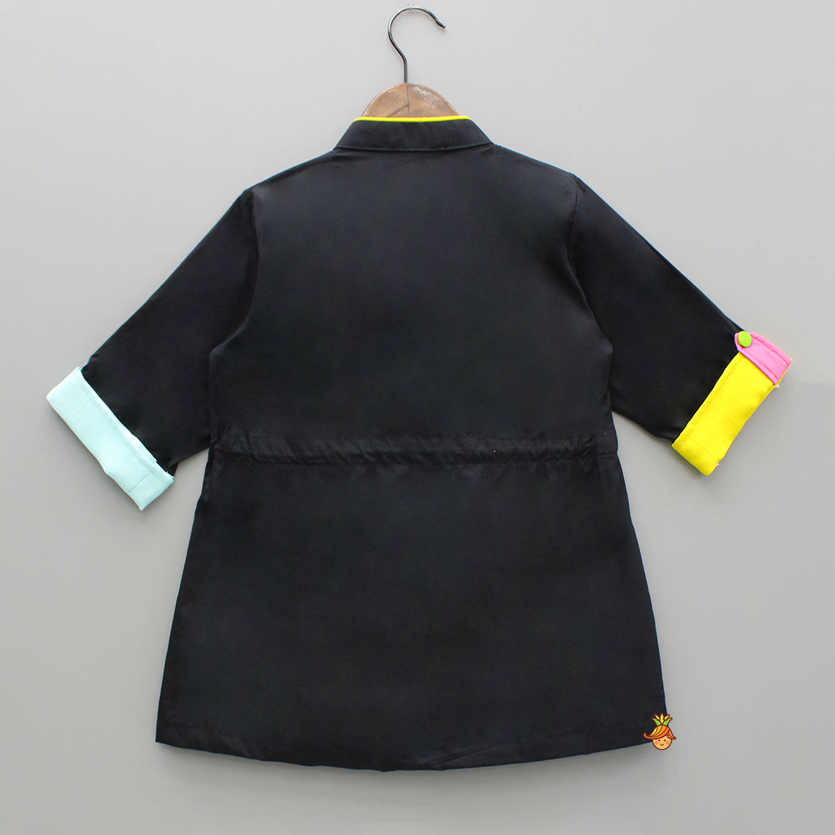Patch Pocket Detailed Black Dress