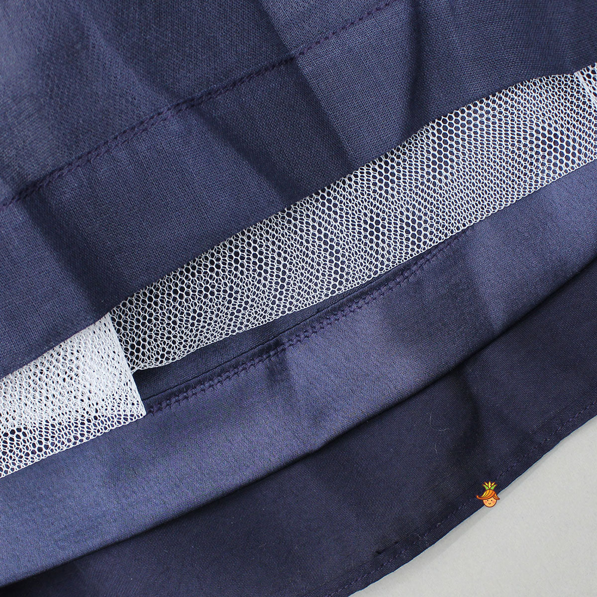 Heavy Embroidered Blue Top And Lehenga