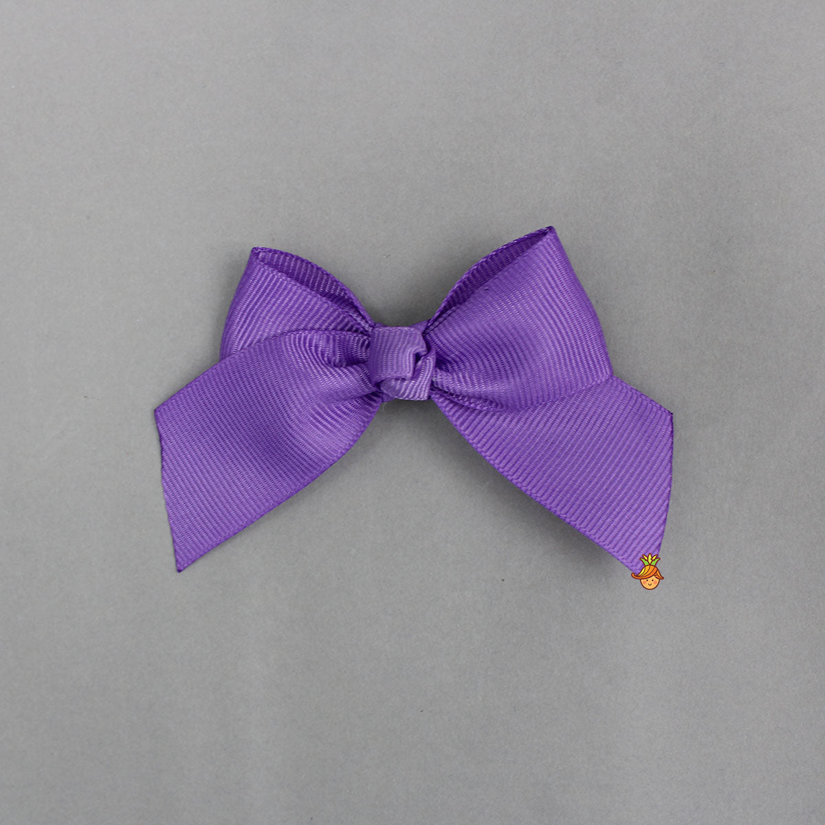 Set of Purple and Multicolor Bow Hair Clips