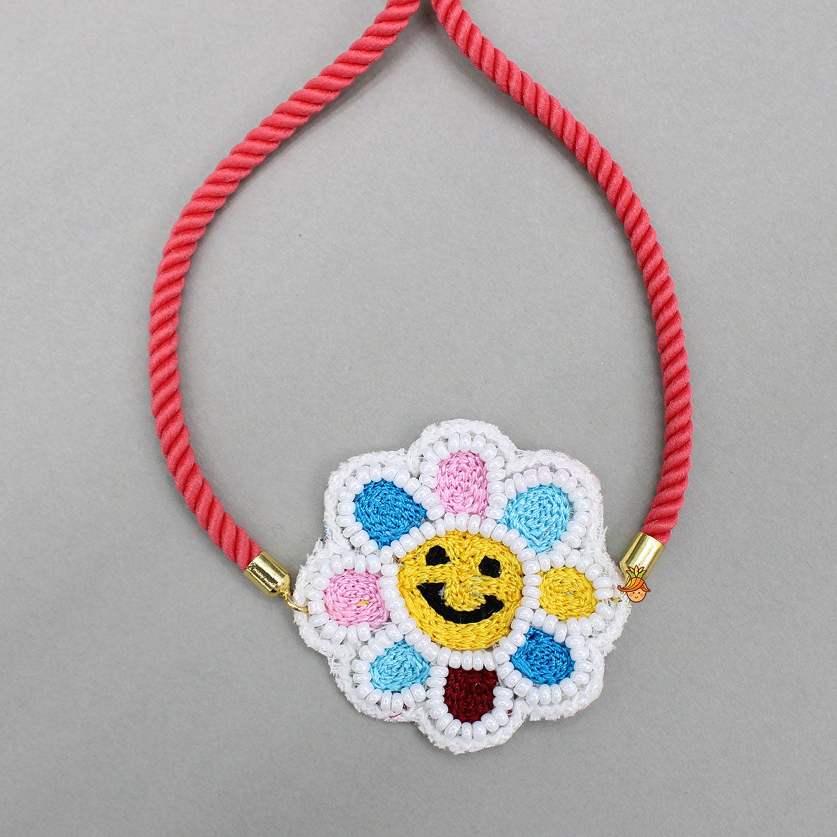 Smiley Floral Rakhi