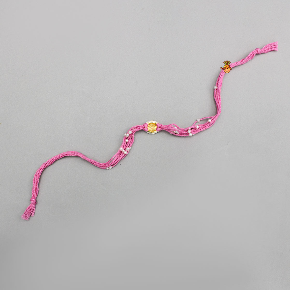 Pink Thread Lotus Rakhi