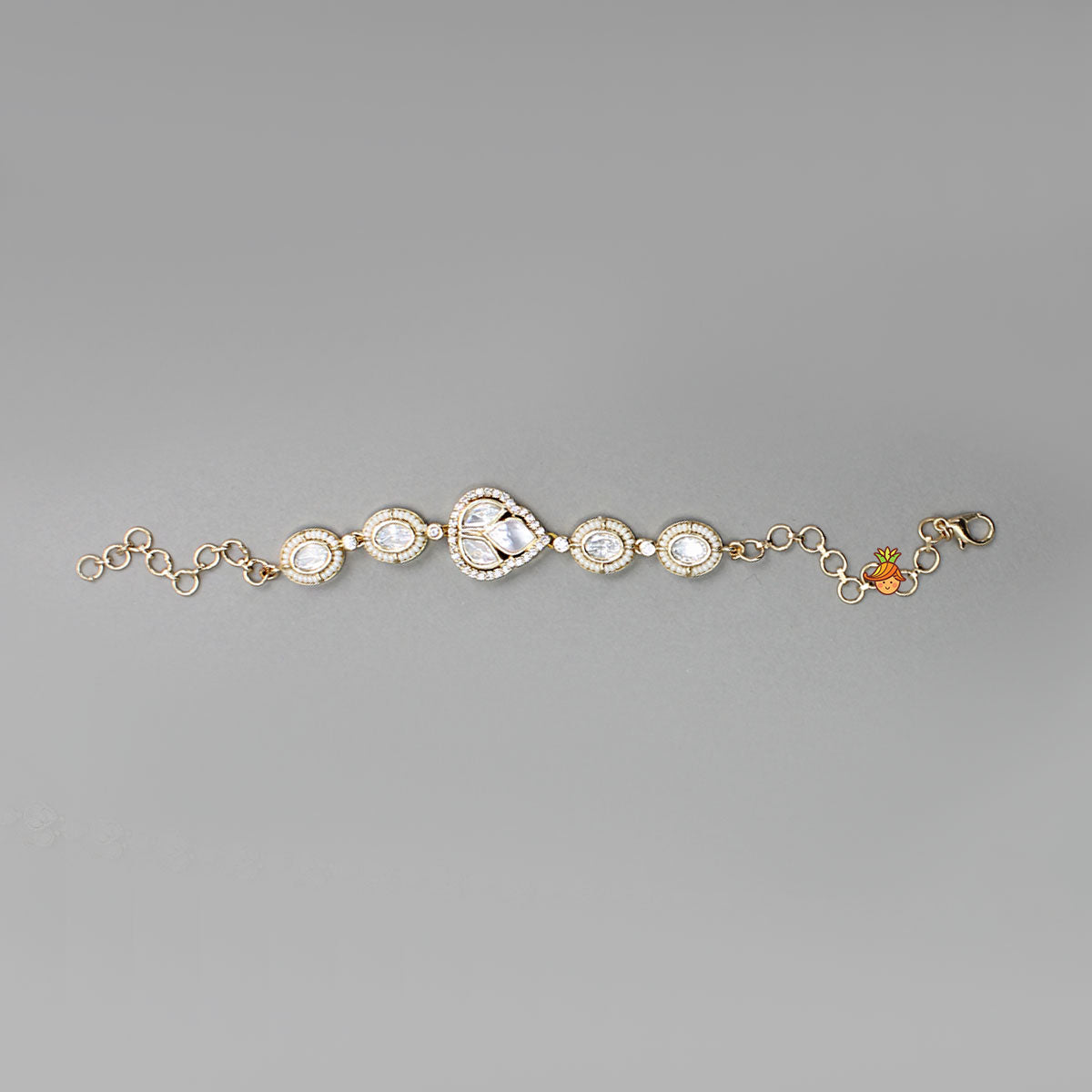 Elegant Embellished Studded Adjustable Bracelet