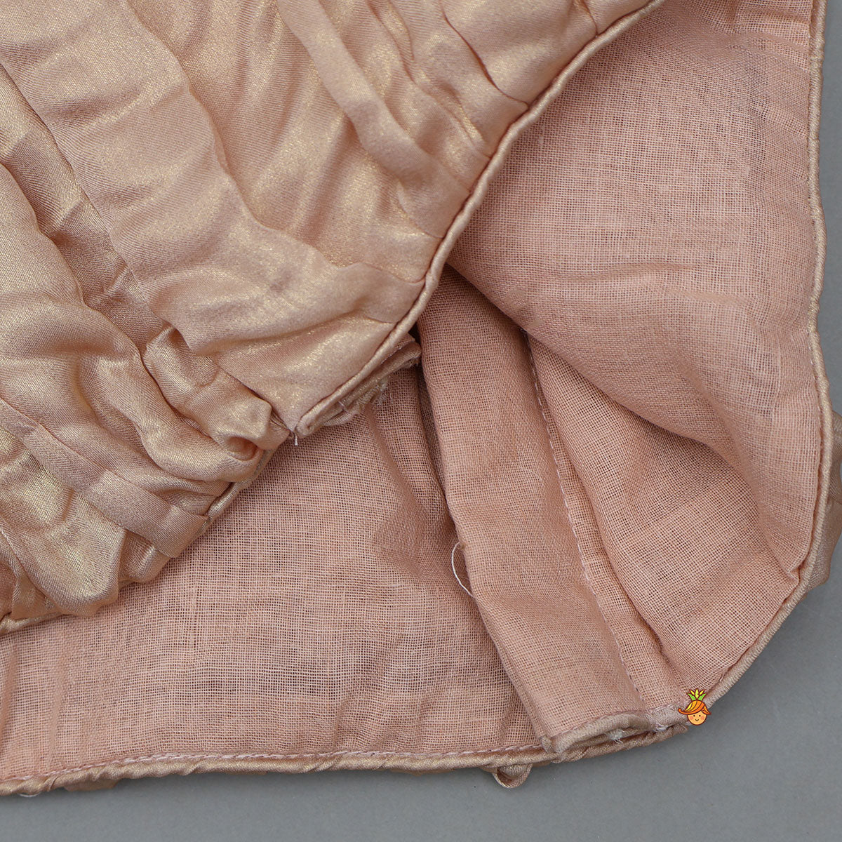 Beautiful Shimmery Halter Neck Top With Lehenga