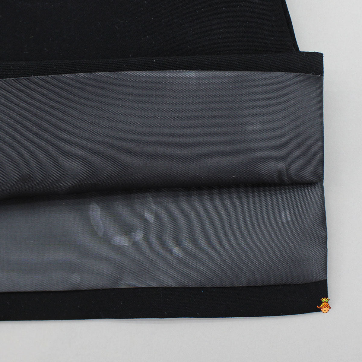 Black Ethnic Embroidered Sherwani With Pyjama