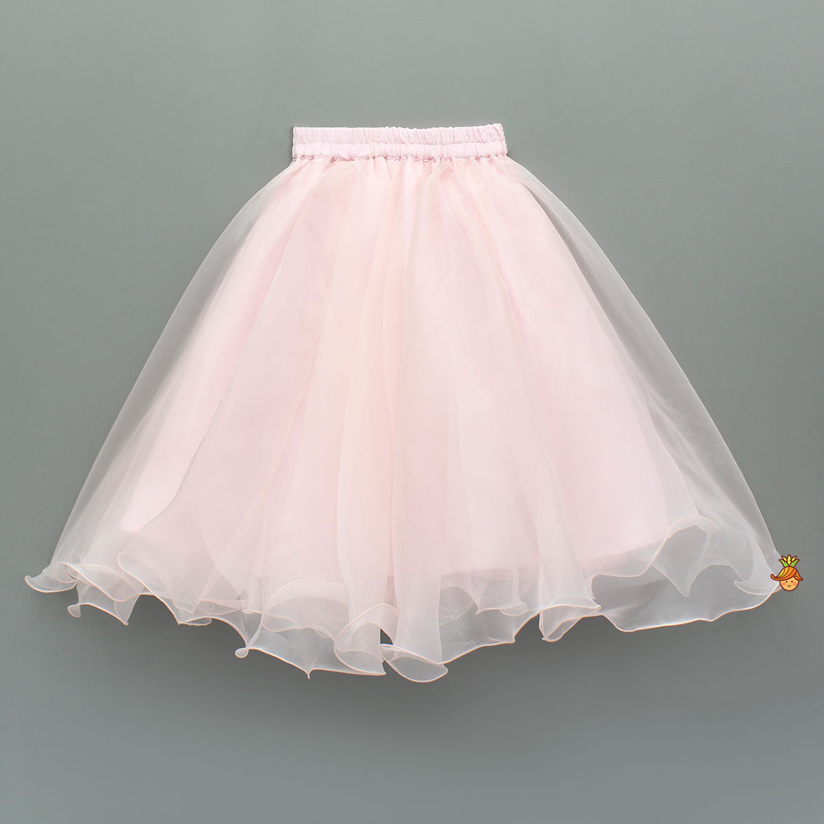 Pretty Pink Strappy Top With Floral Hand Embroidered Jacket And Flared Lehenga