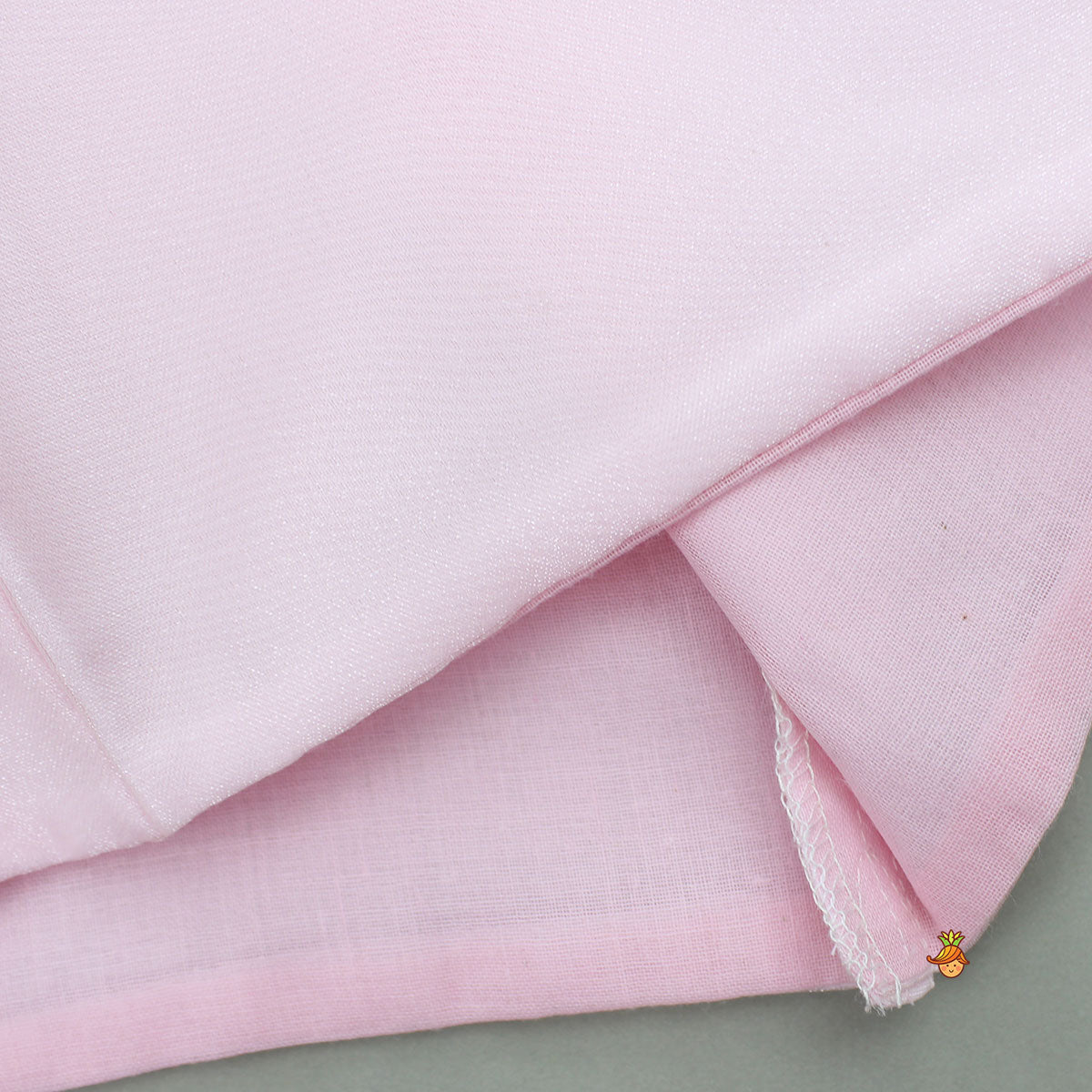 Pretty Pink Strappy Top With Floral Hand Embroidered Jacket And Flared Lehenga