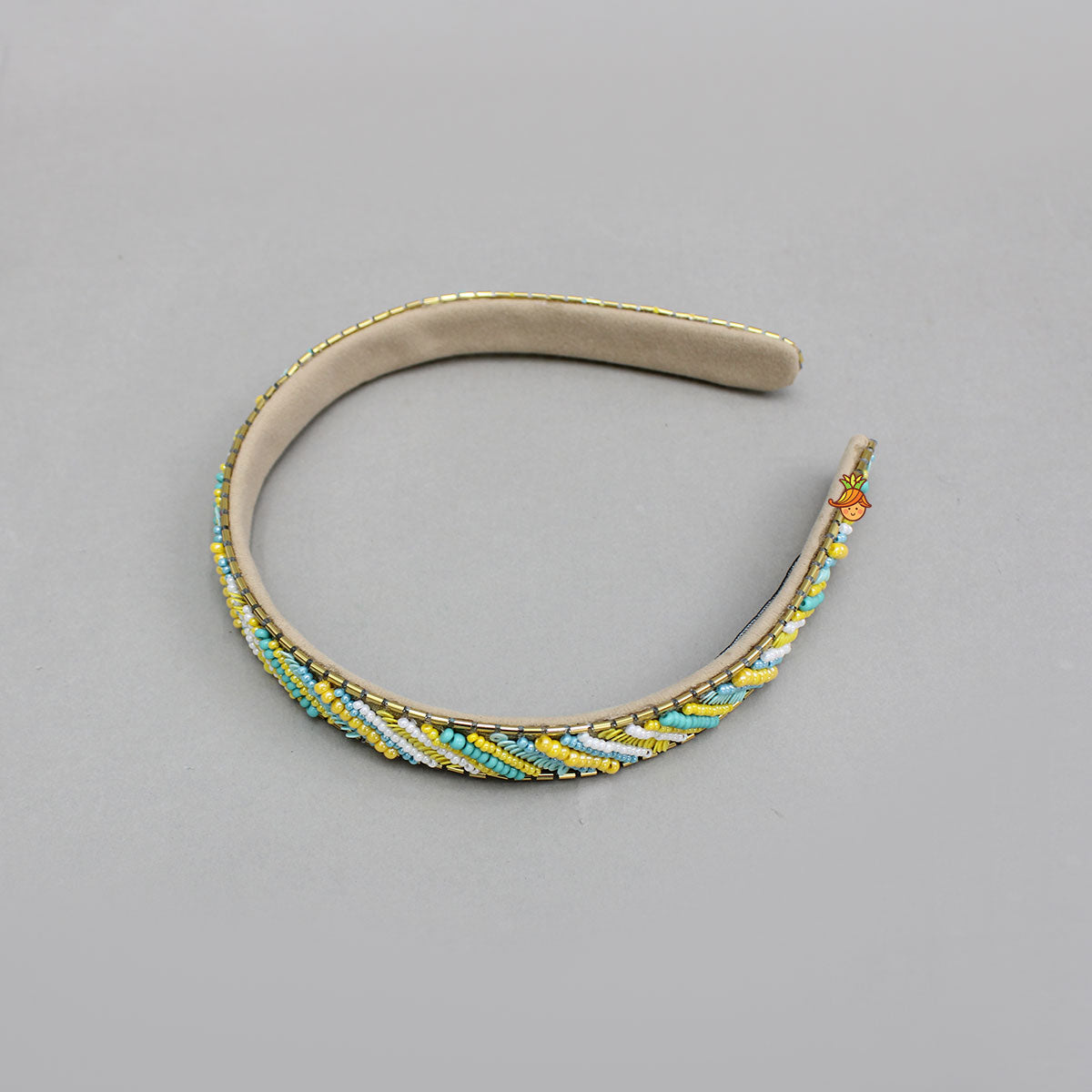 Multicolour Sequin Hand Embroidered Beaded Hairband