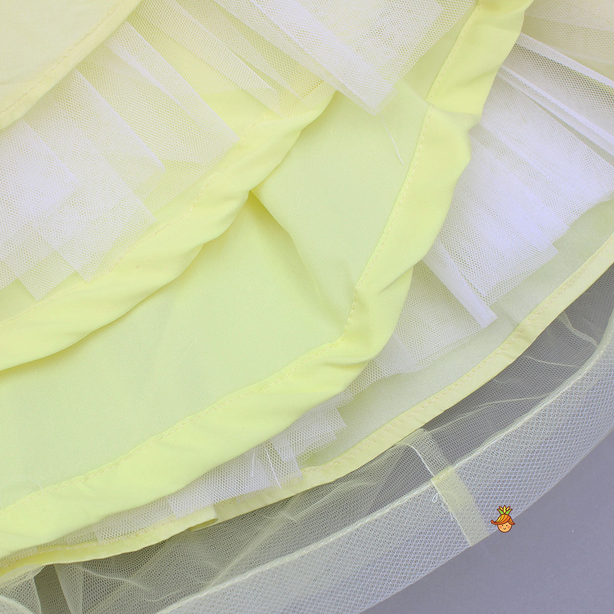 Stylish Yellow Crop Blazer Style Top With Flared Lehenga