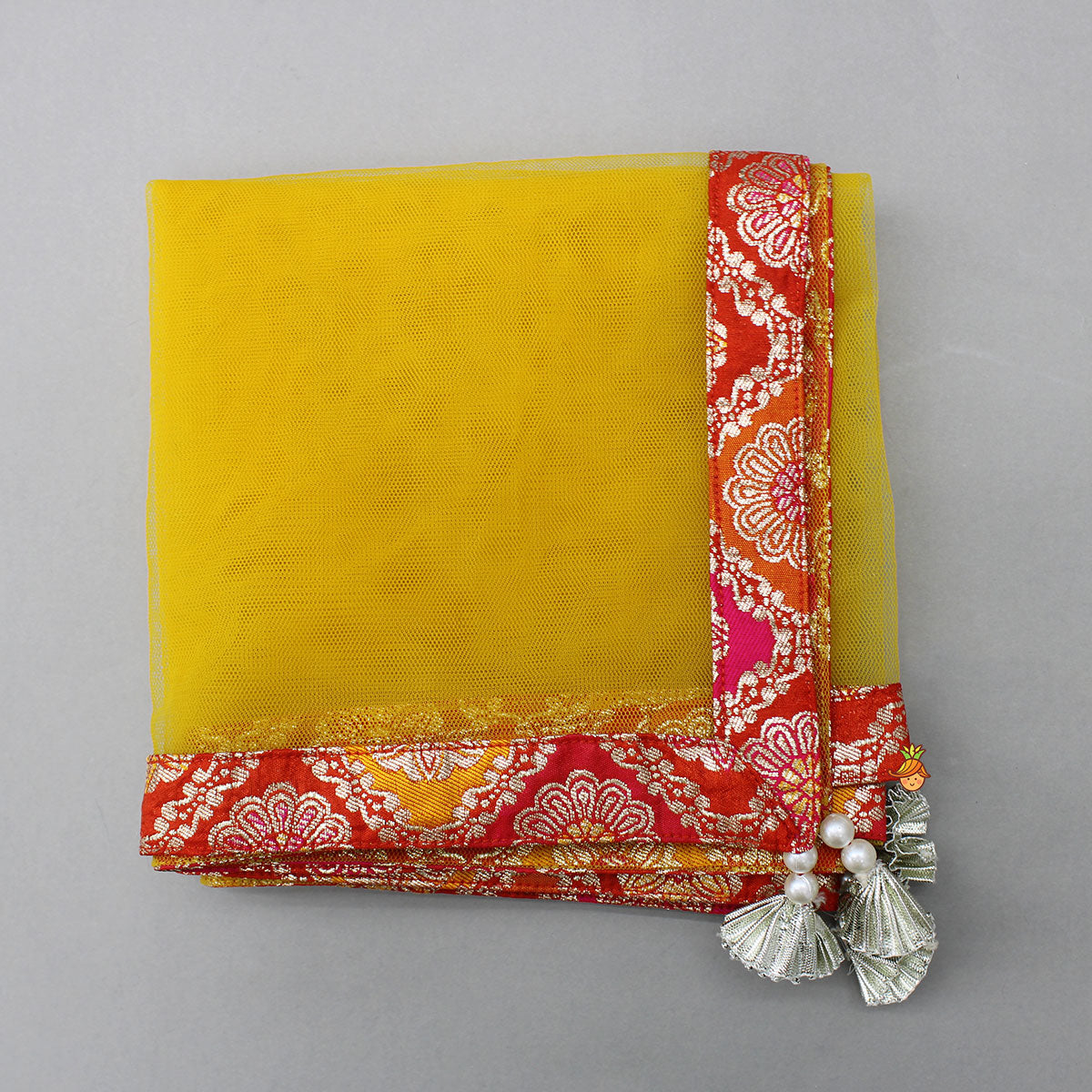 Brocade Top With Lehenga And Dupatta