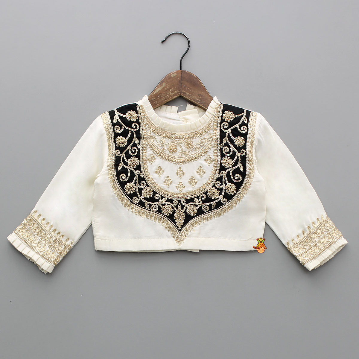 Exquisite Floral Embroidered Top With Lehenga And Dupatta
