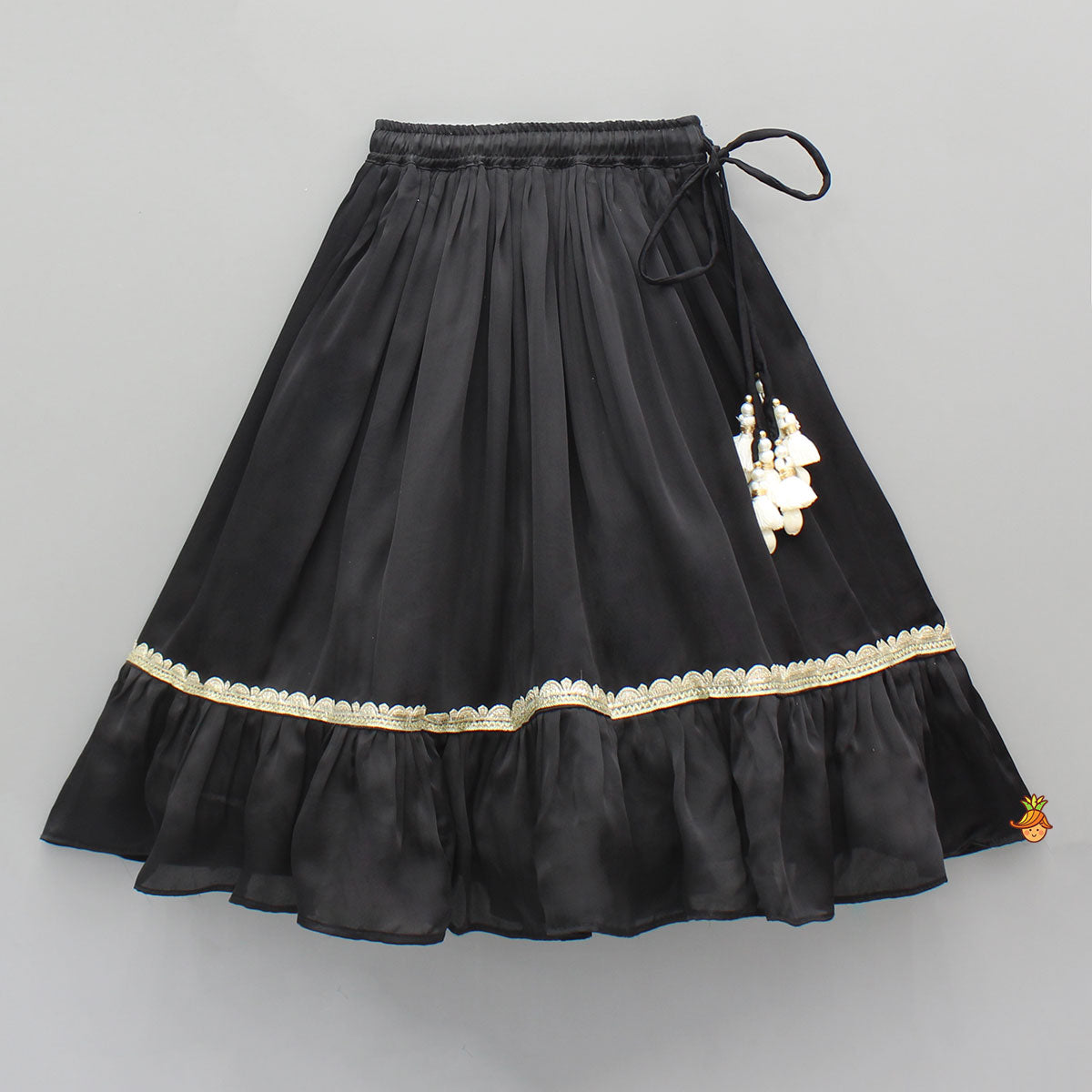 Exquisite Floral Embroidered Top With Lehenga And Dupatta