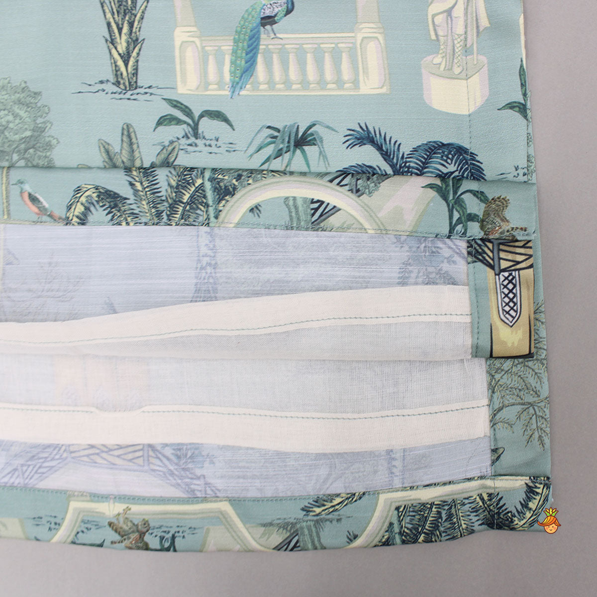 Digital Printed Green Kurta With Pyjama