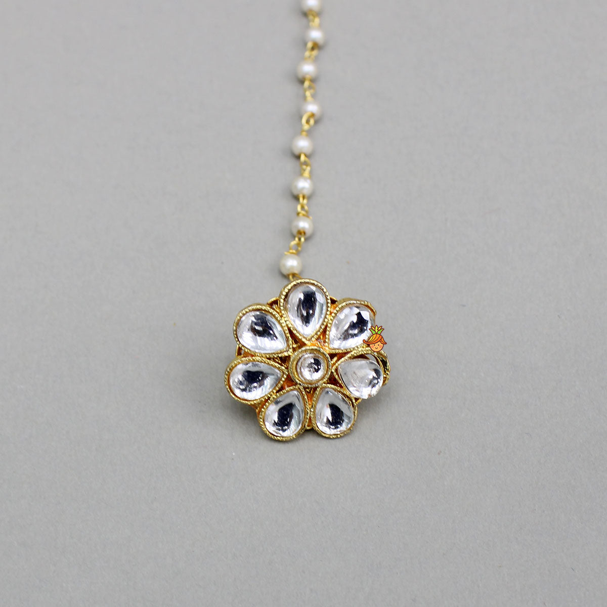 Ethnic Embellished Floral Maang Tikka