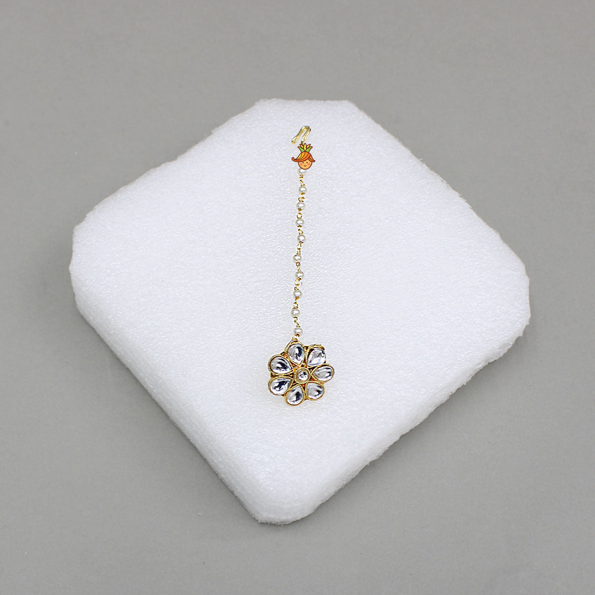 Ethnic Embellished Floral Maang Tikka