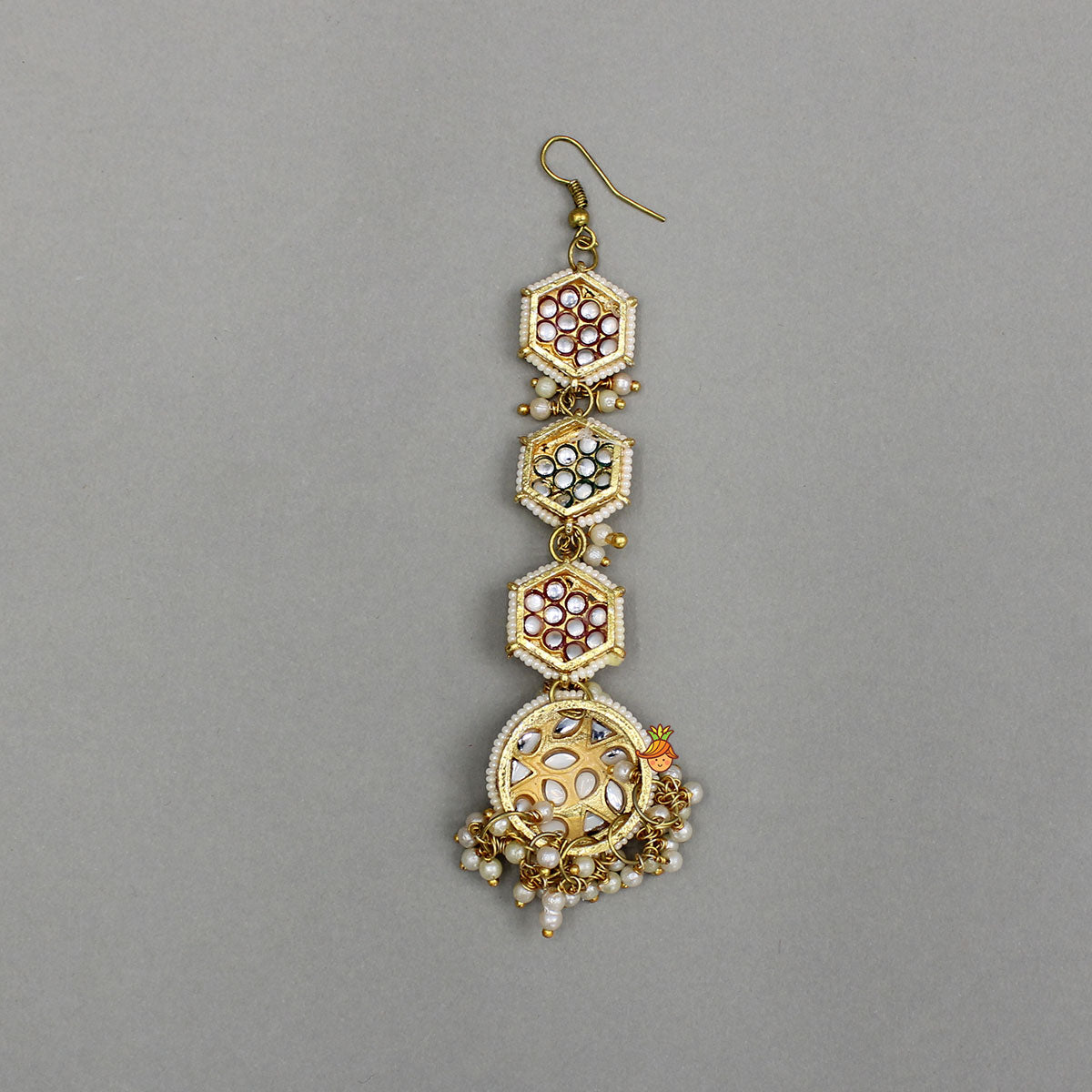 Elegant Artificial Stones Embellished Maang Tikka
